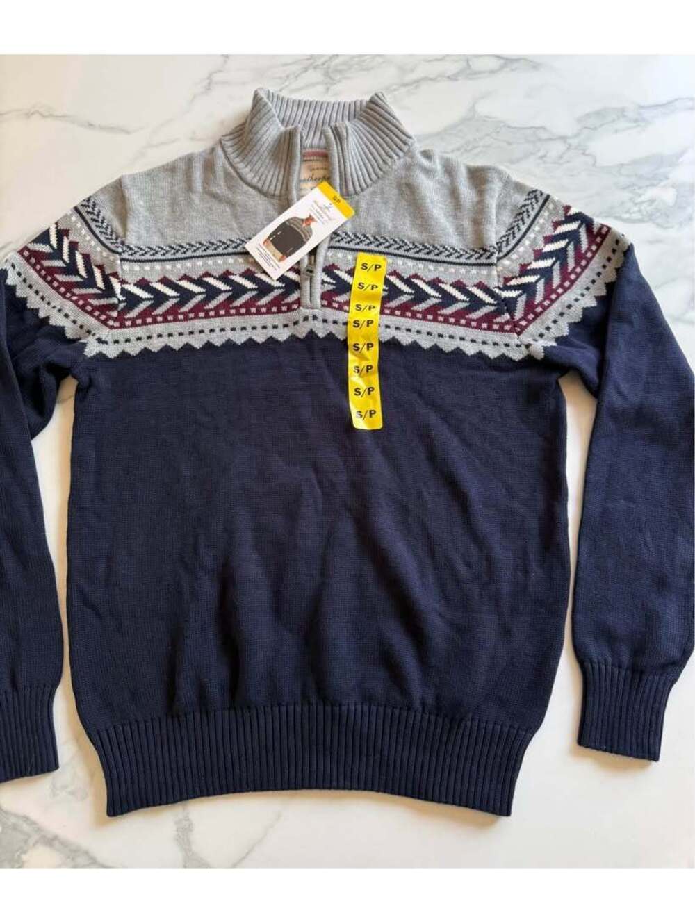Weatherproof vintage men’s half zip small